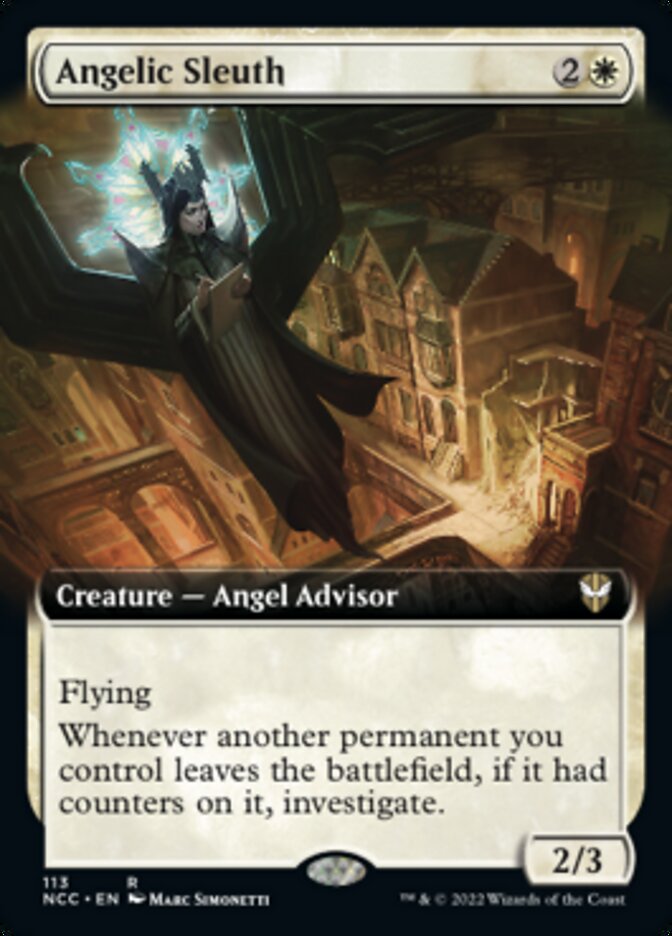 Angelic Sleuth (Extended Art) [Streets of New Capenna Commander] | GnG Games