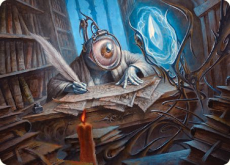 Unblinking Observer Art Card [Innistrad: Midnight Hunt Art Series] | GnG Games