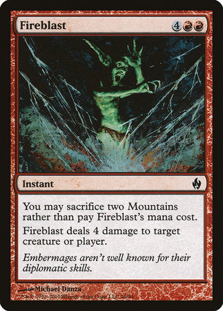 Fireblast [Premium Deck Series: Fire and Lightning] | GnG Games