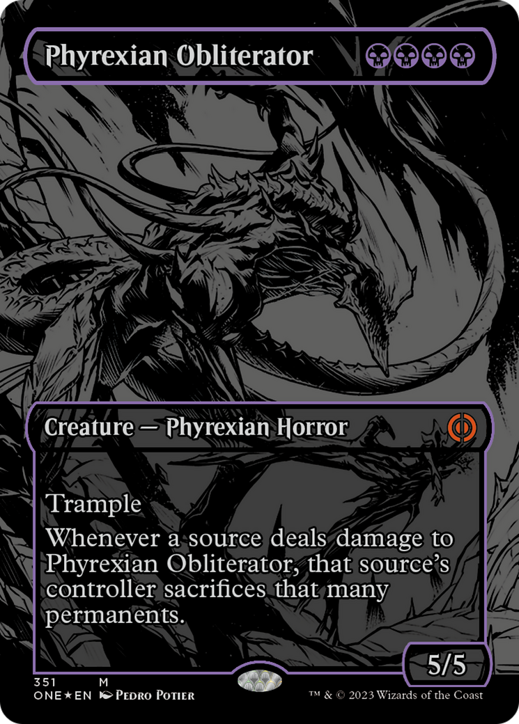 Phyrexian Obliterator (Oil Slick Raised Foil) [Phyrexia: All Will Be One] | GnG Games