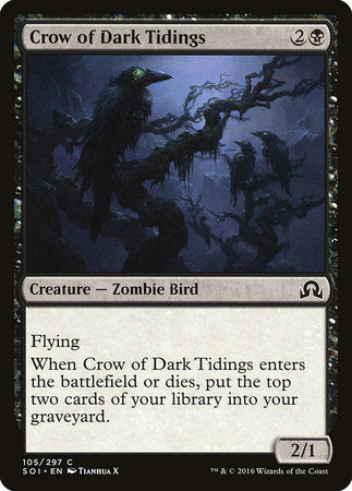 Crow of Dark Tidings [Shadows over Innistrad] | GnG Games