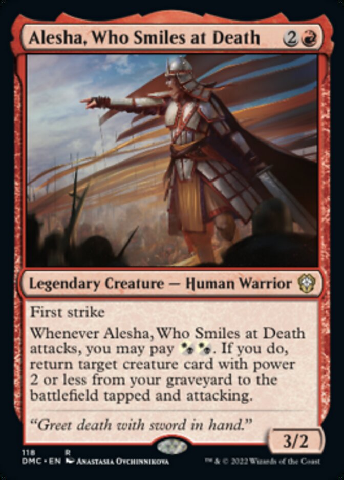 Alesha, Who Smiles at Death [Dominaria United Commander] | GnG Games