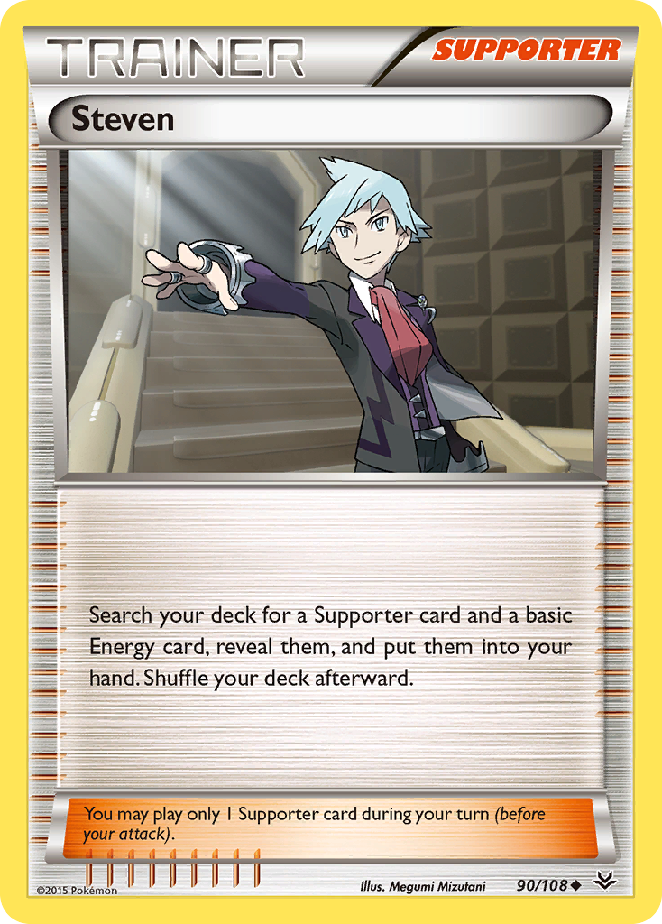 Steven (90/108) [XY: Roaring Skies] | GnG Games