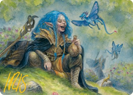 Feywild Trickster Art Card (Gold-Stamped Signature) [Dungeons & Dragons: Adventures in the Forgotten Realms Art Series] | GnG Games