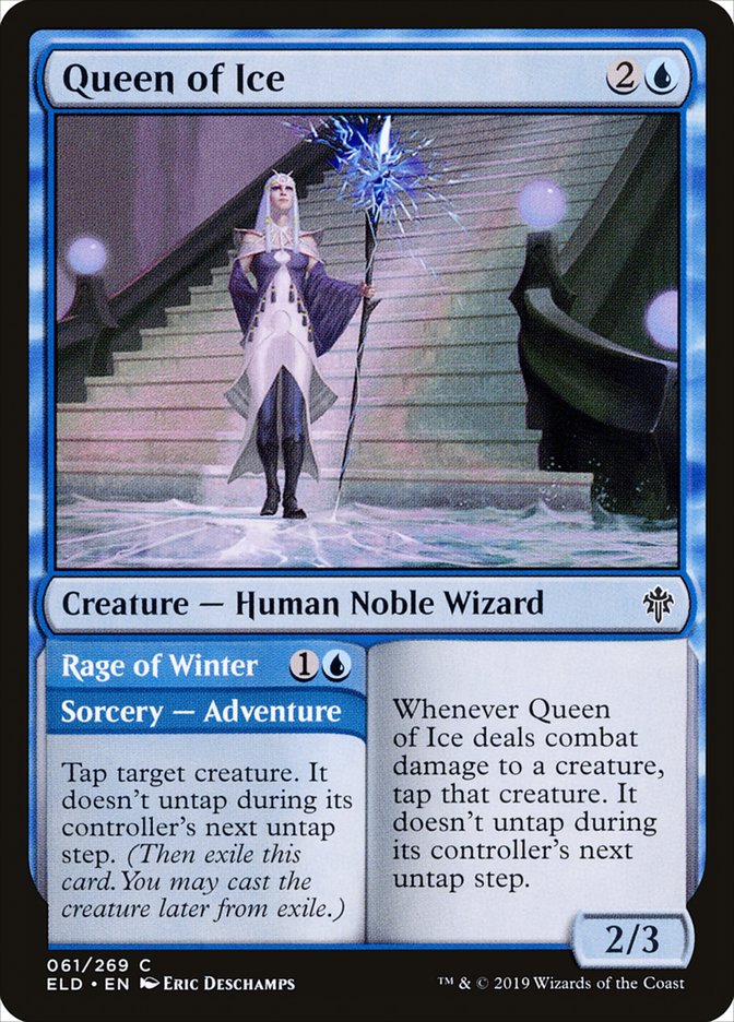 Queen of Ice // Rage of Winter [Throne of Eldraine] | GnG Games