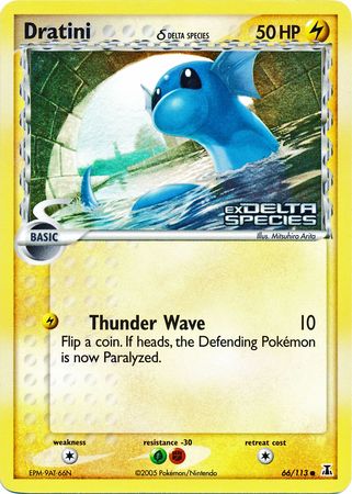 Dratini (66/113) (Delta Species) (Stamped) [EX: Delta Species] | GnG Games