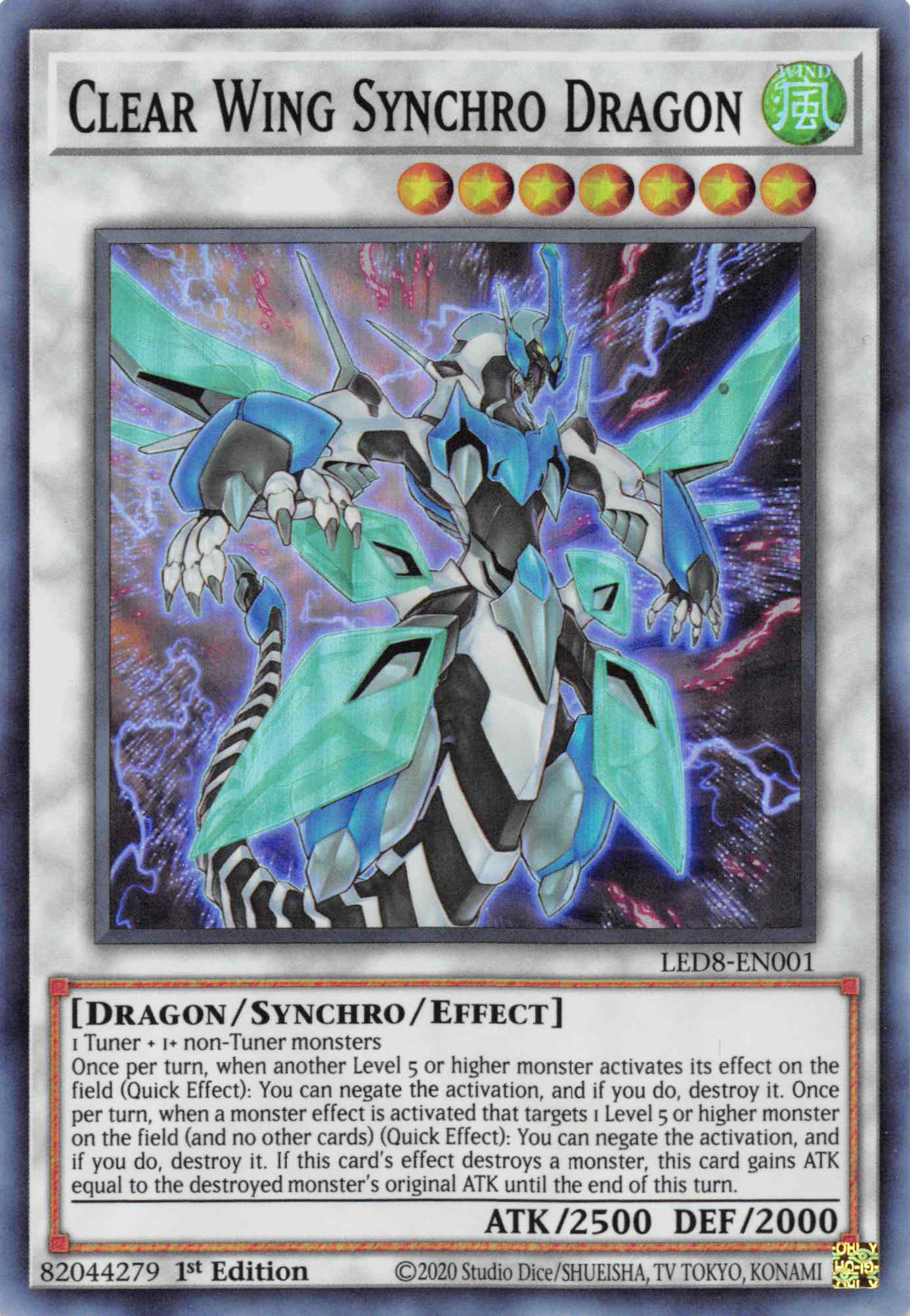 Clear Wing Synchro Dragon [LED8-EN001] Super Rare | GnG Games