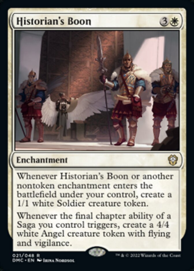 Historian's Boon [Dominaria United Commander] | GnG Games