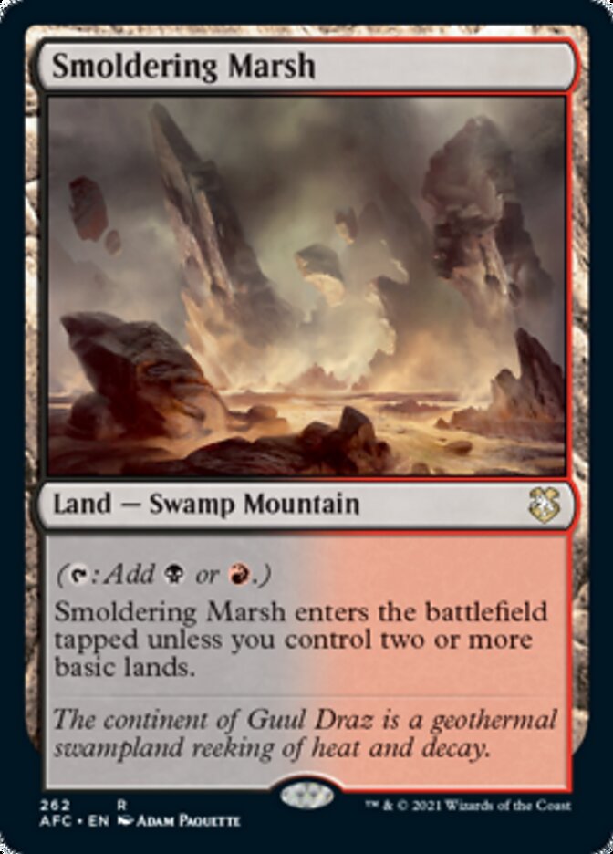 Smoldering Marsh [Dungeons & Dragons: Adventures in the Forgotten Realms Commander] | GnG Games