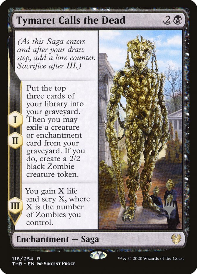 Tymaret Calls the Dead (Promo Pack) [Theros Beyond Death Promos] | GnG Games