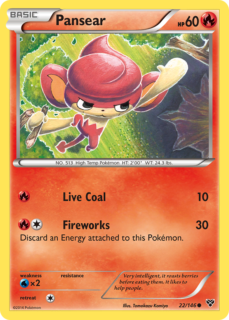 Pansear (22/146) [XY: Base Set] | GnG Games