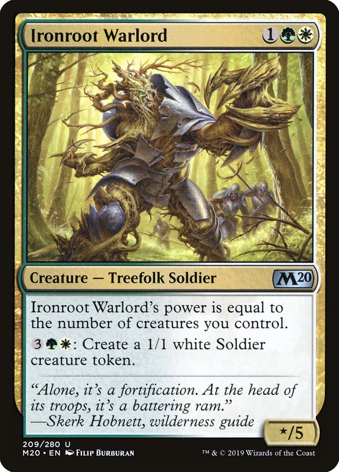 Ironroot Warlord [Core Set 2020] | GnG Games