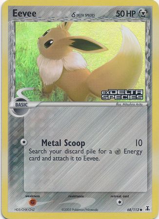 Eevee (68/113) (Delta Species) (Stamped) [EX: Delta Species] | GnG Games