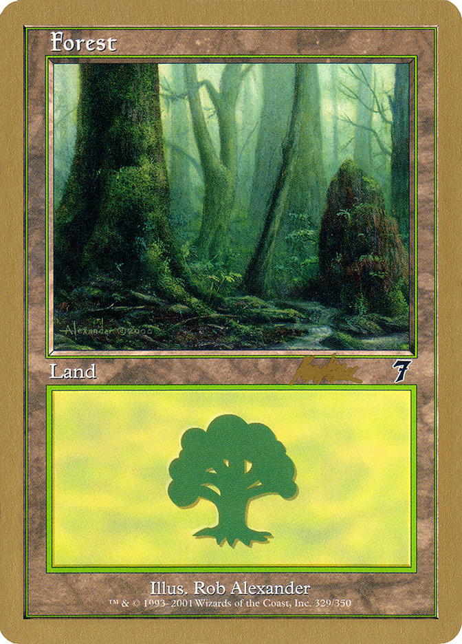 Forest (329) (Brian Kibler) [World Championship Decks 2002] | GnG Games