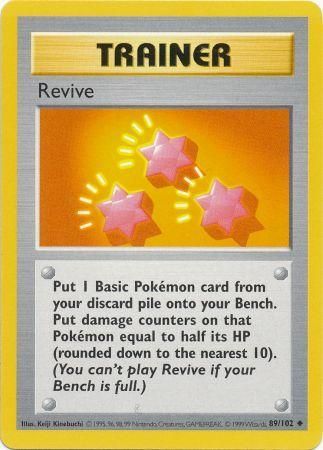 Revive (89/102) [Base Set Shadowless Unlimited] | GnG Games