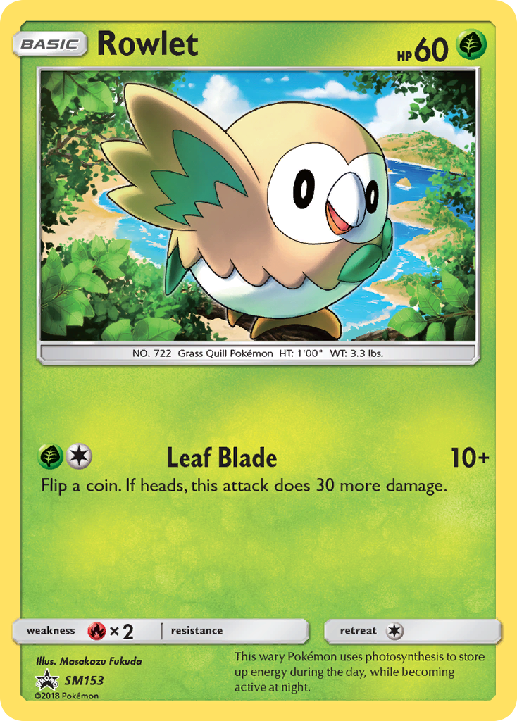 Rowlet (SM153) [Sun & Moon: Black Star Promos] | GnG Games