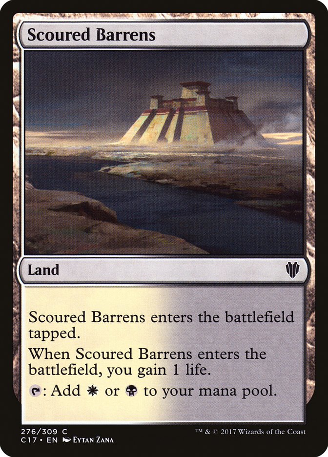 Scoured Barrens [Commander 2017] | GnG Games