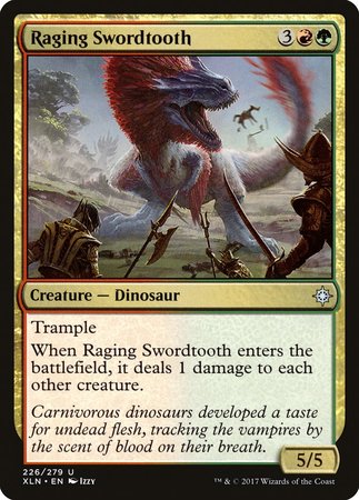 Raging Swordtooth [Ixalan] | GnG Games