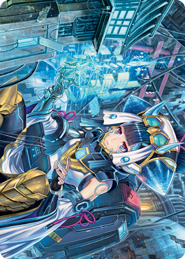 Covert Technician Art Card [Kamigawa: Neon Dynasty Art Series] | GnG Games