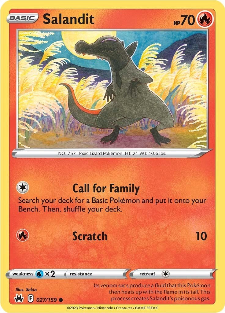 Salandit (027/159) [Sword & Shield: Crown Zenith] | GnG Games