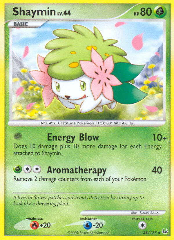 Shaymin (38/127) (Theme Deck Exclusive) [Platinum: Base Set] | GnG Games