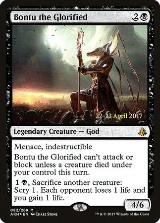 Bontu the Glorified [Amonkhet Promos] | GnG Games