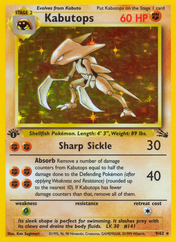 Kabutops (9/62) [Fossil 1st Edition] | GnG Games