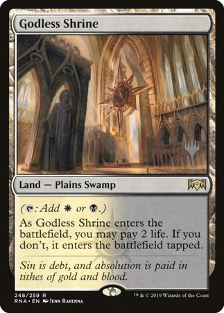 Godless Shrine [Ravnica Allegiance Promos] | GnG Games