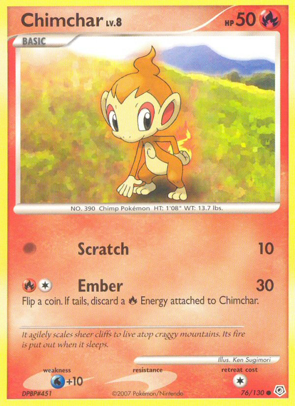 Chimchar (76/130) [Diamond & Pearl: Base Set] | GnG Games