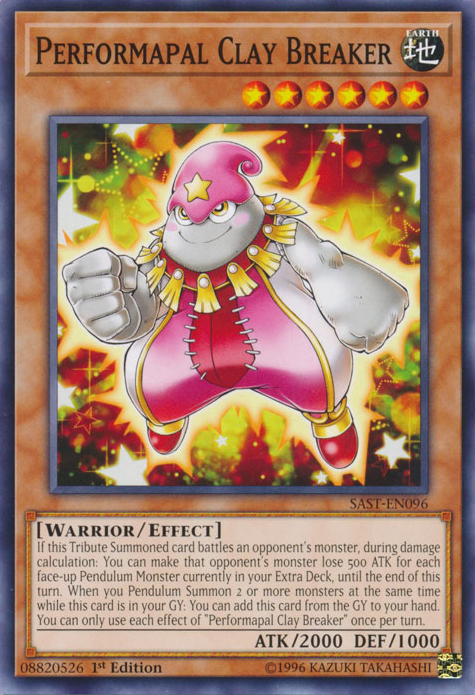 Performapal Clay Breaker [SAST-EN096] Common | GnG Games