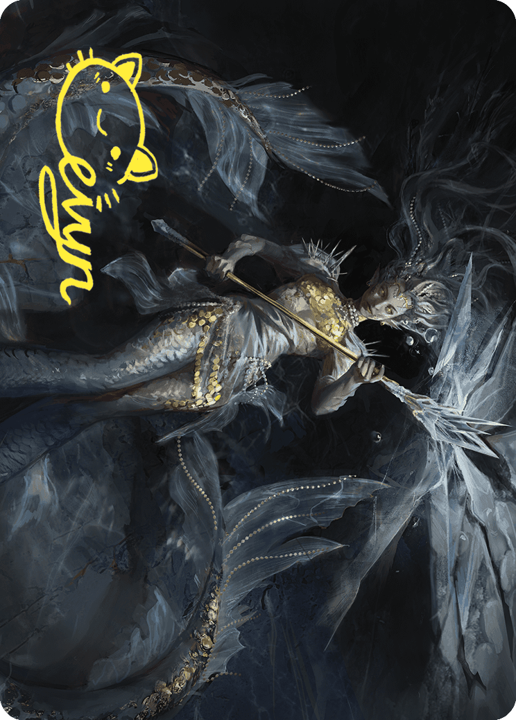 Sharae of Numbing Depths Art Card (Gold-Stamped Signature) [Wilds of Eldraine Art Series] | GnG Games