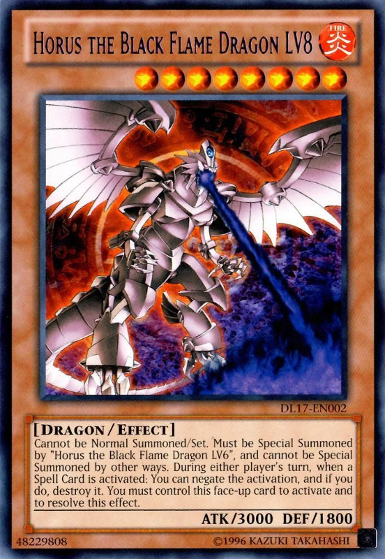 Horus the Black Flame Dragon LV8 (Purple) [DL17-EN002] Rare | GnG Games