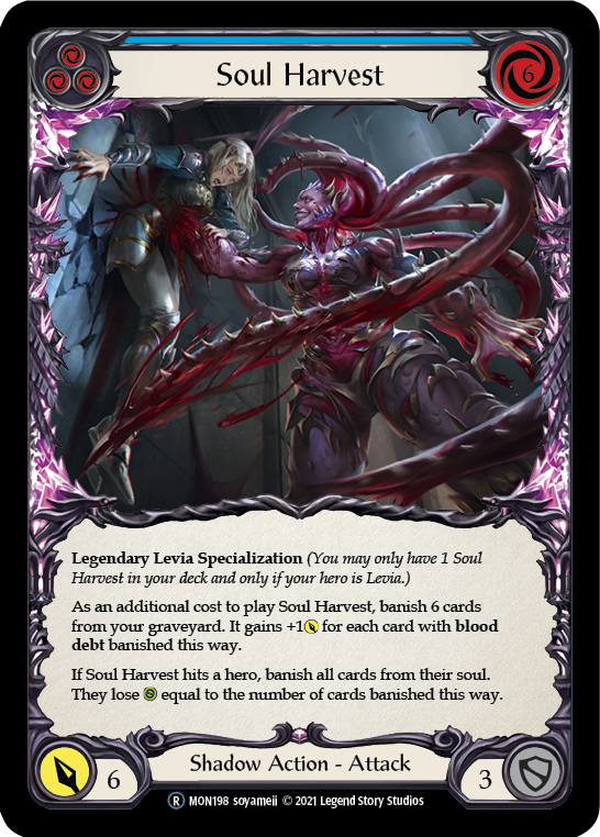 Soul Harvest (Rainbow Foil) [U-MON198-RF] Unlimited Edition Rainbow Foil | GnG Games