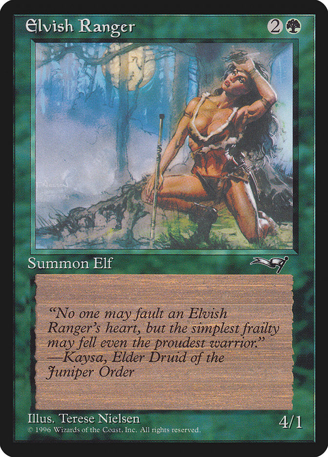 Elvish Ranger (Moon Background) [Alliances] | GnG Games