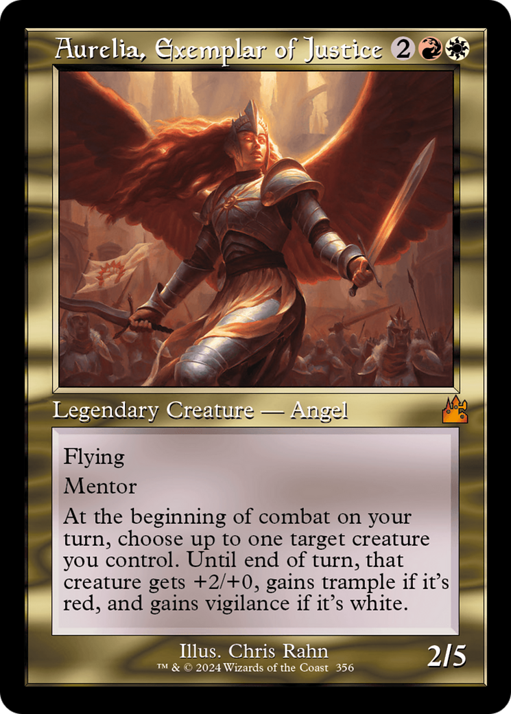 Aurelia, Exemplar of Justice (Retro) [Ravnica Remastered] | GnG Games