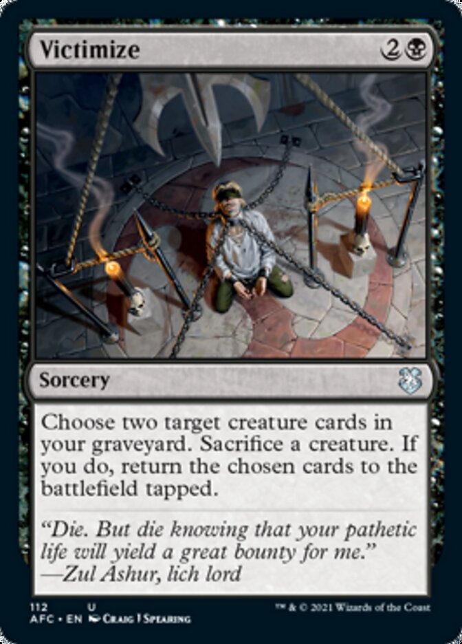 Victimize [Dungeons & Dragons: Adventures in the Forgotten Realms Commander] | GnG Games