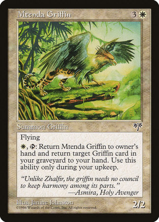 Mtenda Griffin [Mirage] | GnG Games