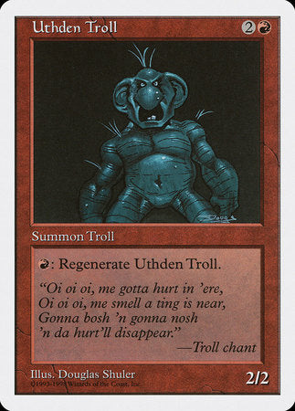 Uthden Troll [Anthologies] | GnG Games