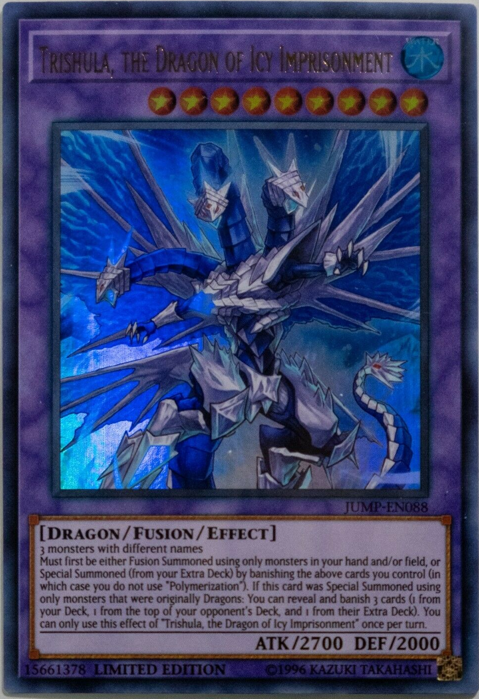 Trishula, the Dragon of Icy Imprisonment [JUMP-EN088] Ultra Rare | GnG Games