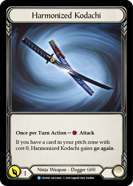 Harmonized Kodachi [CRU049] 1st Edition Normal | GnG Games