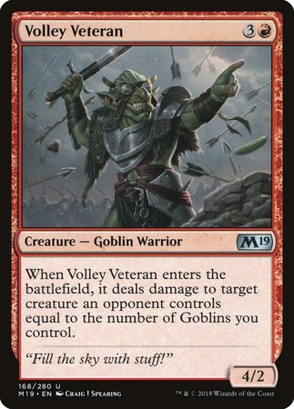 Volley Veteran [Core Set 2019] | GnG Games