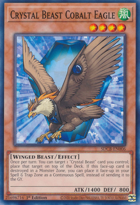 Crystal Beast Cobalt Eagle [SDCB-EN006] Common | GnG Games