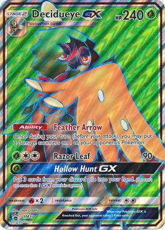 Decidueye GX (SM37) (Jumbo Card) [Sun & Moon: Black Star Promos] | GnG Games