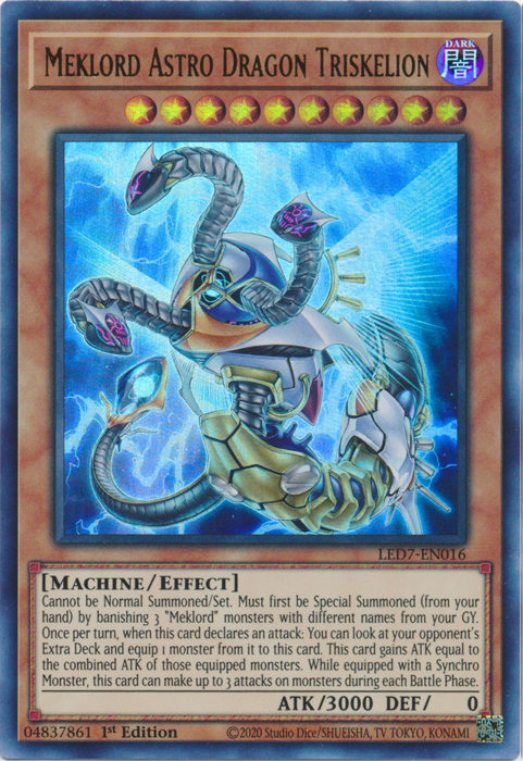 Meklord Astro Dragon Triskelion [LED7-EN016] Ultra Rare | GnG Games