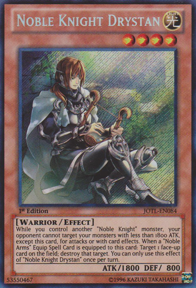 Noble Knight Drystan [JOTL-EN084] Secret Rare | GnG Games