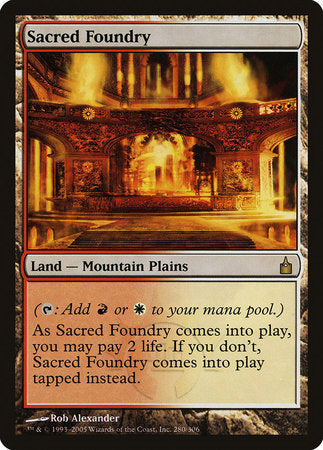 Sacred Foundry [Ravnica: City of Guilds] | GnG Games