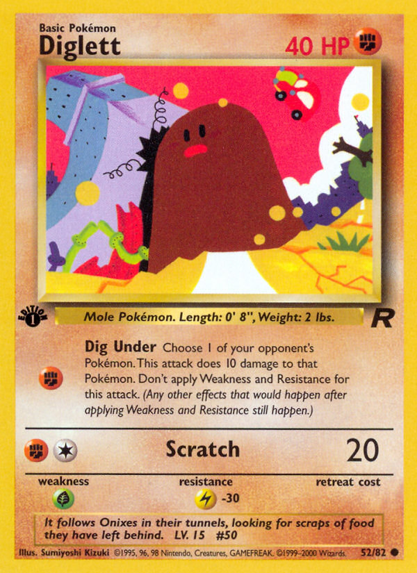 Diglett (52/82) [Team Rocket 1st Edition] | GnG Games