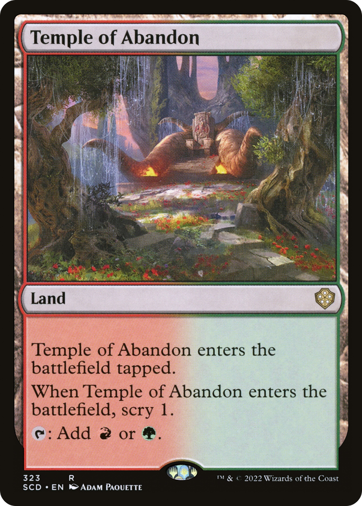 Temple of Abandon [Starter Commander Decks] | GnG Games