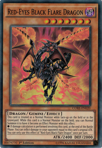 Red-Eyes Black Flare Dragon [CORE-EN020] Super Rare | GnG Games