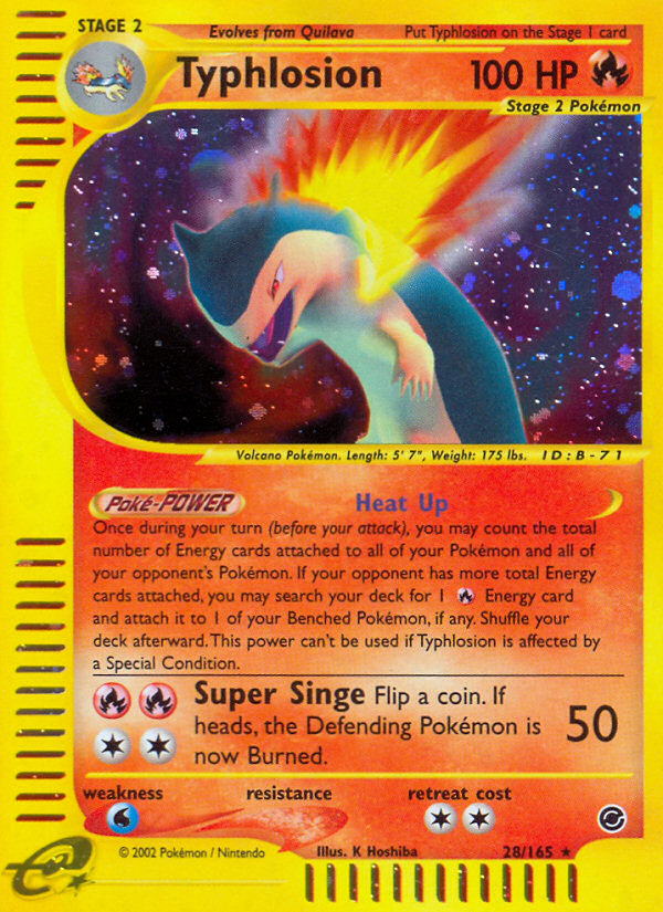 Typhlosion (28/165) [Expedition: Base Set] | GnG Games